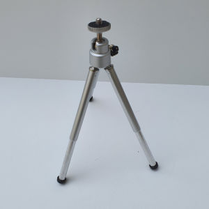 Logam Mini Tripod tambah Universal Phone Clip Bracket holder untuk HP handphone action kamera Gopro