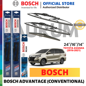 Bosch Advantage Wiper Blade set for Toyota Avanza 2016-2021 (24/16/14) 3pcs