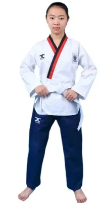 WTF Approved Poomsae Dobok Martial Arts Professional Taekwondo Suit For Children Children