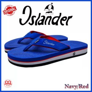 Islander Navy/Red Mens Non-slip rubber soles colored Slippers 100% Authentic and Original (Makapal)