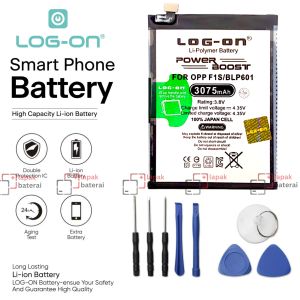 Baterai Log on BLP601 Untuk Oppo F1S A1606 / A59 BLP-601 Power Boost 3075mAh Original Battery Batre