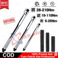 Kunci Momen Torsi / Torque Wrench Two-way Spanner Tools Bengkel Mobil Roda Mobil 3/8" 1/4" 1/2". 