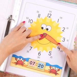 SALE! [HỌC LIỆU BÓC DÁN] Học liệu hoạt động mùa hè - Đồ chơi giáo dục sớm Montessori