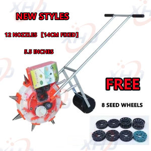 Seeder Hand Push Corn Seeder / Planter with Dual Tank Peanut Soybean and Vegetable Planter