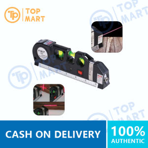 Pro-Tool Laser Level Ruler Multipurpose Vertical Horizon Measure Tape Aligner Laser line