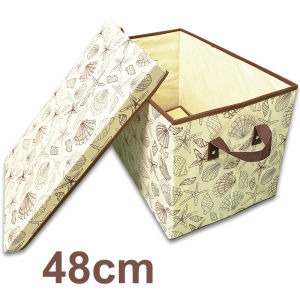 Hộp vải size lớn 48cm khung cứng có quai xách xếp gọn đựng đồ tiện dụng hộp vải Oxford đựng quần áo thùng vải loại to hộp chứa đồ tủ vải đựng đồ