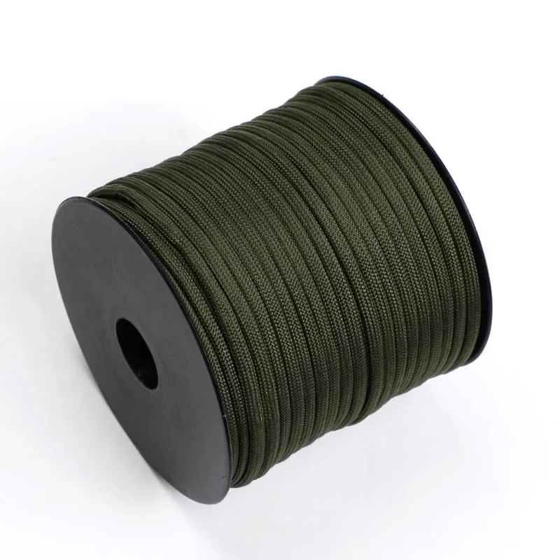 7-Core 550 Paracord 100FT(31M) 4mm Parachute Cord Outdoor Camping