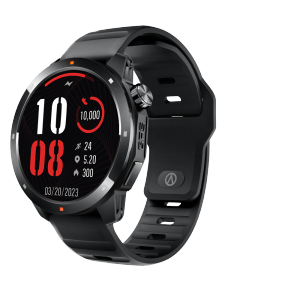 Aolon Navi R3 Ultra Amoled Fitness Tracker Smartwatch with GPS Compass Heart Rate & Sleep Monitoring - 3ATM Waterproof