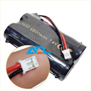 Baterai Mainan Anak RC Lithium 18650 7.4V 6800mAh Soket Soket HITAM Soket Putih Soket MERAH