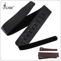 SLADE Adjustable Guitar Strap PU Leather 110 -130cm Length Black | Lazada