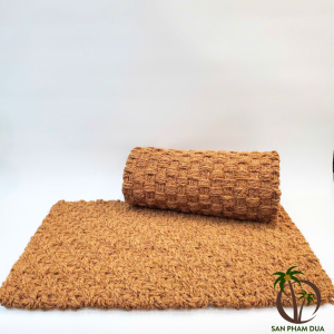 Thảm đan 45x75cm Thảm cửa Thảm chùi chân và chùi giày dép đan vân nổi chùi sạch hơn