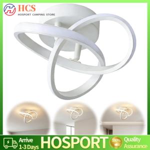 【HCS】 Acrylic Trefoil Modern Ceiling Light 9.84 Inch Ceiling Lamp Dimmable Corridor Light for Bedroom Kitchen Living Room Study Hallway