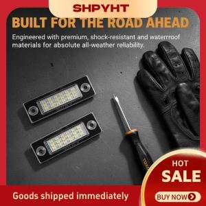 SHPYHT Golf Cộng Với Touran Caddy T5 Tuyệt Vời LED Số Tấm Ánh Sáng Mát Trắng Cắm Và Chơi Giấy Phép Tấm Đèn Cho Xe Nâng Cấp