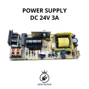 PSU 24V 3A ADAPTOR 24V 3 A POWER SUPPLY DC 24 VOLT 3 AMPER
