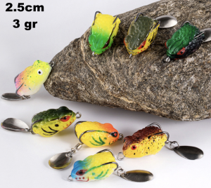 Umpan kodok casting ukuran 2.5cm 3gram