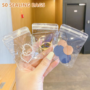 Highly Transparent Jewelry Storage Bag Jewelry Display Packaging Bags Anti-Oxidation Zip Lock Pouches PVC Jewelry Organizer