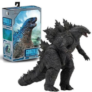 Neca godzilla 2019 king of the monster and 2024 the new empire k.o.