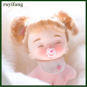 ruyifang 5Pcs Lovely Mini Doll Pacifier Play House Supplies Dummy Nipples For OB11 BJD Doll Baby Dolls Kids Toy Baby Pacifier Accessories