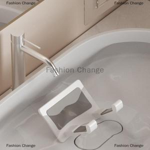 [COD] Fashion Change Aluminum Hair Dryer Holder Wall Mounted Self Adhesive No Drill Hairdryer Rack For Punch Free Bathroom Dryer Storage Organizer