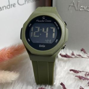Jam Tangan Pria Dan Wanita Alexandre Christie AC 9359 AC9359 Garansi Resmi 1 Tahun - Tali Rubber