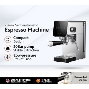 [NEW] Xiaomi Semi-automatic Espresso Machine  20Bar High-Pressure Pump  Steam Wand