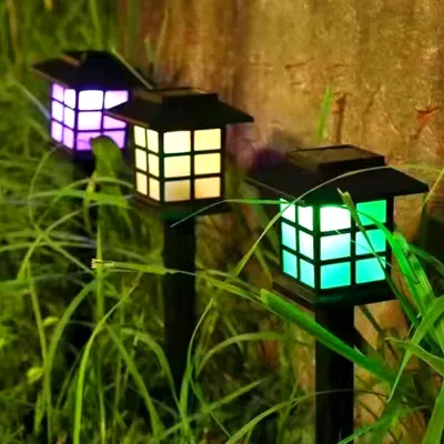 Solar Light Powered LED Light Outdoor Waterproof Walkway Yard Garden Landscape Lighting Lamp