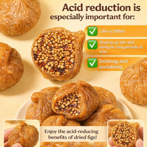 【Buy 3 Get 2 Free🔥】💖Uric Acid-Lowering💖 Premium Triple-Steamed Triple-Sun-Dried Dried Figs Sugar-Free Natural Snack