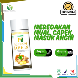 Mudrops Jamu Tetes Ekstrak Jahe Instant Herbal Penghangat Tubuh Solusi Alami Masuk Angin dan Capek
