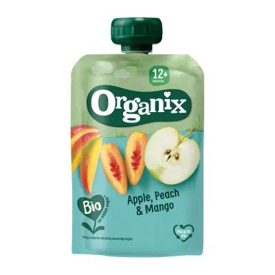 Organix Baby Pouch Apple peach & mango Baby Snack - 100G