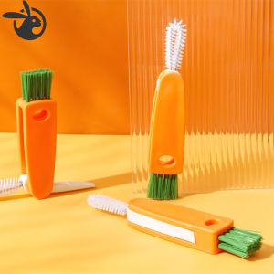 3in1 Multifunction Cup Cover Cleaning Brush Corner Crevice Cleaning Small Brush