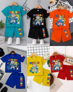 Stelan Baju Anak Kaos Roblox Lengan Pendek Motif Viral Kekinian Usia 0-10 Tahun Bahan Katun Premium