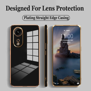Plating Casing For OPPO Reno 8T 5G 4G 7Z 8Z 6Z 6 7 8 5 4 Pro 7 8 4G 7Z 8Z 6Z 2F Phone Case Electroplate Straight Edge Soft Silicone Cover All-inclusive Lens Protection Luxury Shockproof Back Case