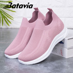 Batavia A106 718B N56 N5terbaru Wanita Sepatu Olahraga Rajutan Sepatu Wanita Bernapas Ringan Joging  Sepatu Wanita