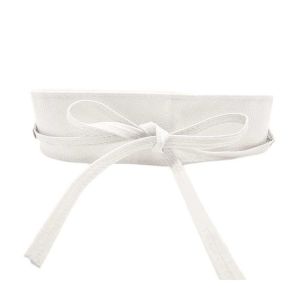 XUNXUAN Trendy New Arrival Cummerbunds Soft Leather Dress Accessories Wide Self Tie Wrap Around Waist Band Elegant Bow Belt Ladies Girls Belt Dress Belt