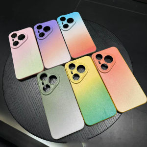 Shockproof Gradient Color TPU Soft Case for Huawei Pura 90 Pro Max 90S ProMax Slim Matte Camera Protection Phone Cover Funda