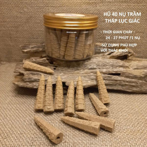 Nụ trầm hương khói ngược Nụ trầm tháp Lưu Ly sử dụng cho thờ cúng xông nhà -Trầm Đại Lộc Quảng Nam