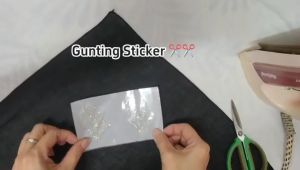 New Arrival Sticker Hotfix Batu Manik Tampal Copy Swk Kod 251
