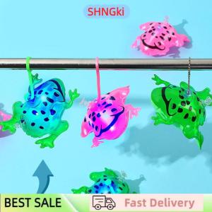 SHNGki 1Pc 11 20cm Inflatable Frog Luminous Balloons Swimming Pool Party Water Game Balloons Beach Sports Shower Frog Fun Toys for Kids