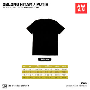 AWAN KIDS - Kaos Oblong Casual Anak T-shirts - AW 51