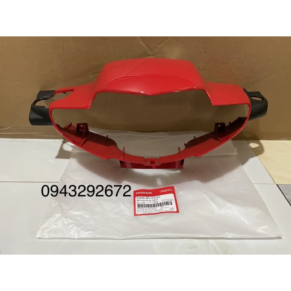 Thuong Vu専用 Bàn Thờ , Nắp Trước Tay Lái Wave Zx (2004, 2005) Đỏ Cờ *R263* Zin