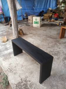 KDAUZ ม้านั่งไม้สะเดาแผ่นเดียว ม้านั่งสนาม ม้านั่งยาว ม้านั่งไม้ เก้าอี้ไม้ เก้าอี้ยาว ม้านั่งกลางแจ้ง เก้าอี้สนาม