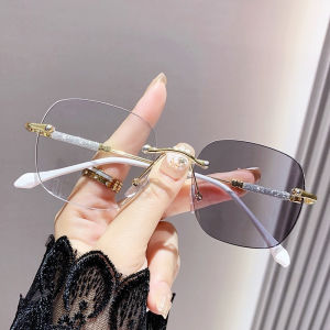 JN IMPRESSION Photochromic Chống Đèn xanh dương Kính đọc sách Cho Nam Giới Cross-Biên Giới Tinh Khiết Mong Muốn bầu trời đầy sao Không Khung Đồng Bằng Lớn Khung Phụ Nữ Của Kính đọc sách