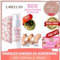 GMEELAN Sakura Underarm Whitening Cream Body Lotion Pearl Moisturizer [FREE FACE CREAM] ORIGINAL. 