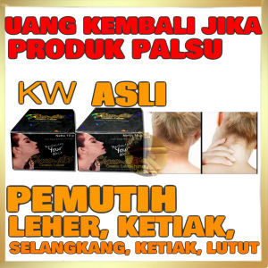 PEMUTIH SELANGKANGAN LEHER KETIAK SIKU LUTUT GELAP BERDAKI ASLI INDONESIA ORIGINAL BPOM