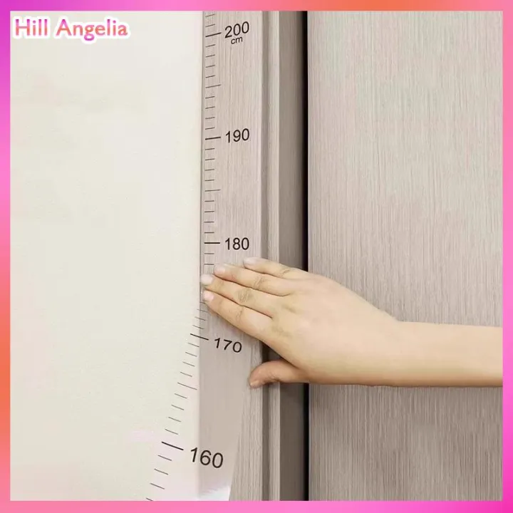 [Hill Angelia] Height Wall Sticker For Child Wall Height Measuring ...