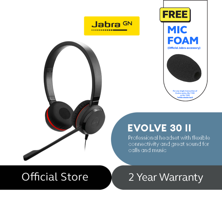 Jabra evolve 30 ii uc online duo