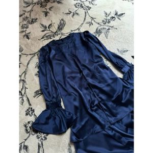 MONALISA DRESS SILK DONNATELLO BUSUI FRIENDLY DRESS KONDANGAN GAMIS BRUKAT TERBARU GAUN KONDANGAN WANITA