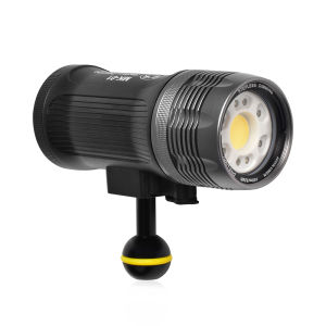 Seafrogs New Arrival MK-02 High Power 6000LM Flashlight Waterproof 100m Multi-function Diving Torch With RGB Colorful Light