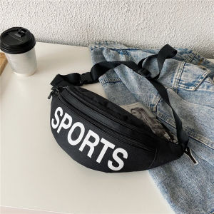 กระเป๋าสะพายข้าง สไตล์สปอร์ต สีดำ/แดง/เทา เท่ ราคาถูกมาก